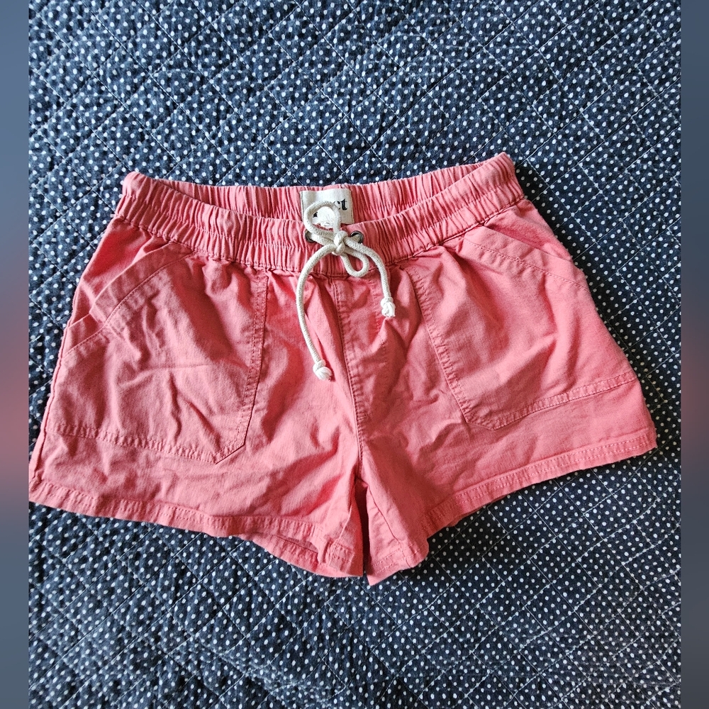 Pact Organic Cotton Drawstring Shorts Sz Small